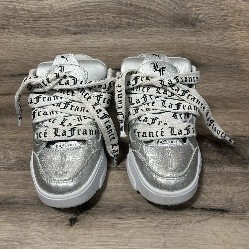 Puma La France Written‎ In Chrome Pack Silver Mist - Size 5 LaFrance Melo Ball